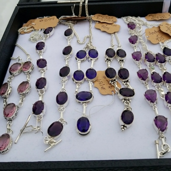 Amethyst 925 sterling jewelry